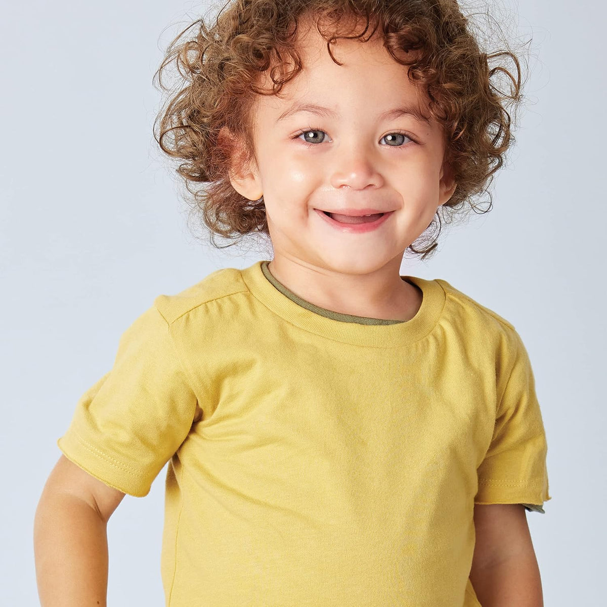 HonestBaby 10-Pack Short Sleeve T-shirts 100% Organic Cotton Baby, Toddler, Little Kids, Boys