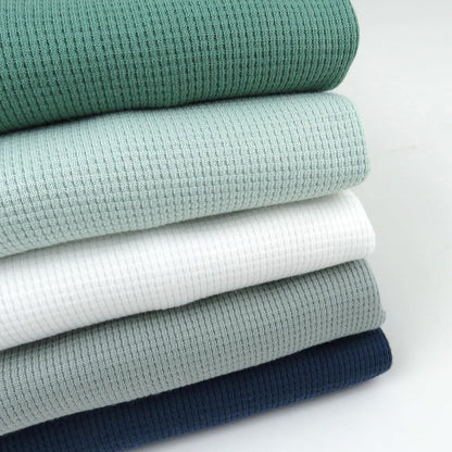 HonestBaby 5-pack Waffle Henley Long Sleeve Shirts 100% Organic Cotton for Infant Baby and Toddler