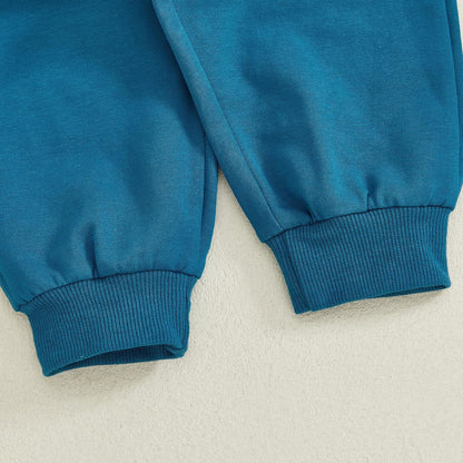 Kupretty Toddler Baby Boy Fall Winter Clothes Color Block Long Sleeve Sweatshirt Pullover Tops +