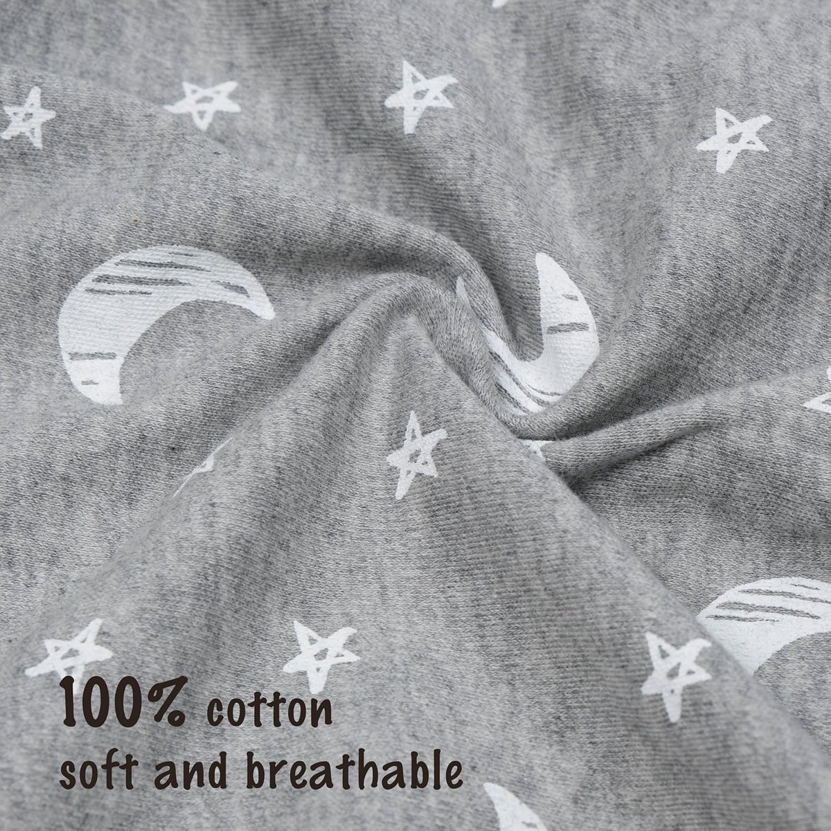 Baby Boys Girls Cotton Footies Multi Pack Long Sleeve Baby Footed One-Piece Jumpsuit Multi Pack