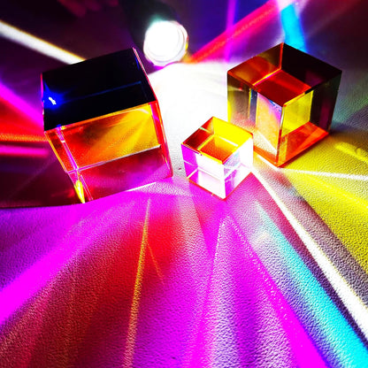 for Mixing Color Cube with Display Stand Diamond Polished, Scientific and Educational Toys