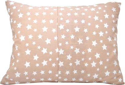 Toddler Pillow Cases 13 x 18 - Star Pillow Case Cover Travel Size, Cotton Toddler Pillowcase Star