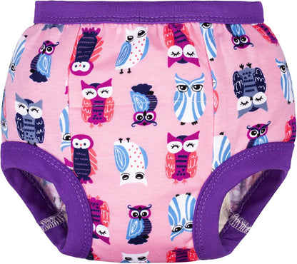 BIG ELEPHANT Potty Training Underwear - 10 Pack, 100% Cotton Absorbent Unisex Toddler Pee Pants for