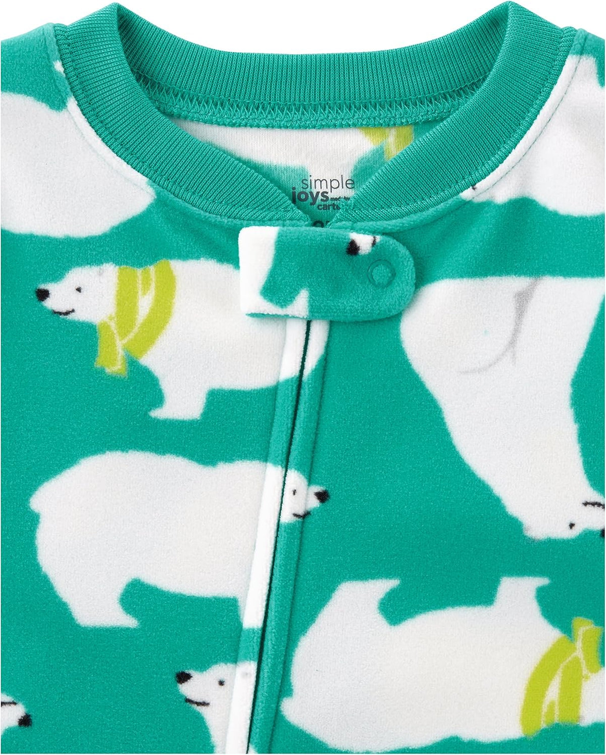Simple Joys by Carter's Toddlers and Baby Boys' Loose-Fit Flame Resistant Fleece Footed Pajamas