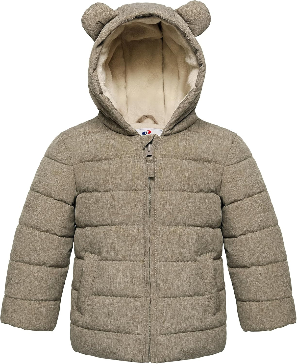 Rokka&Rolla Baby Boys' Water-Resistant Fleece Lined Puffer Jacket Winter Coat for Newborn Infant