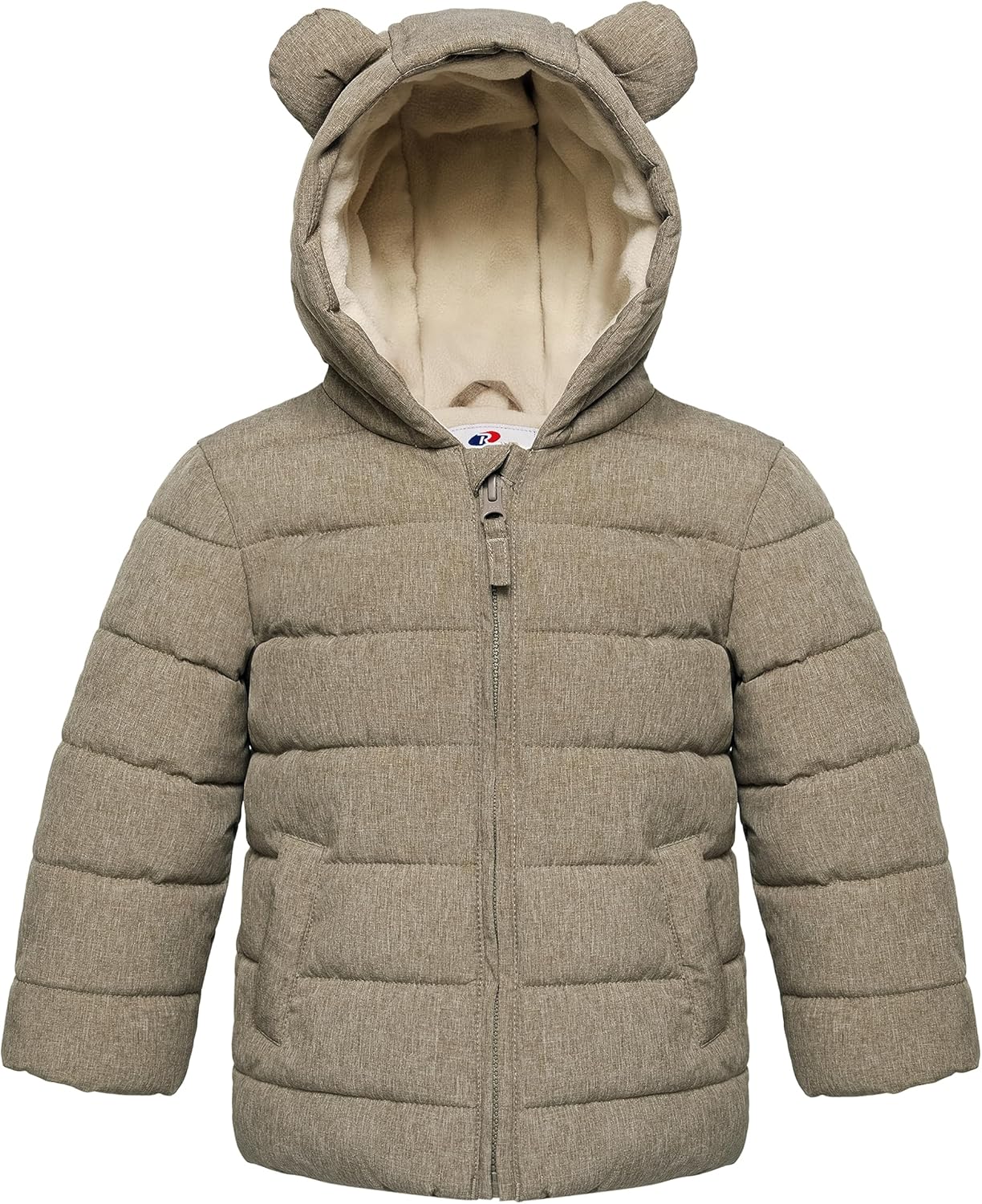 Rokka&Rolla Baby Boys' Water-Resistant Fleece Lined Puffer Jacket Winter Coat for Newborn Infant
