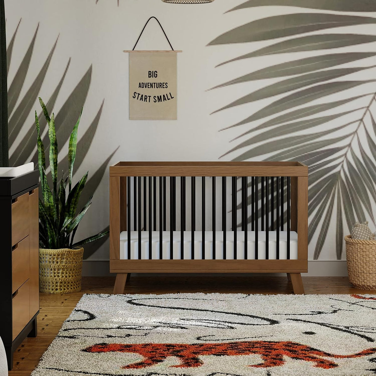 babyletto Hudson 3-in-1 Convertible Baby Crib with Toddler Bed & Daybed Conversion - Durable and