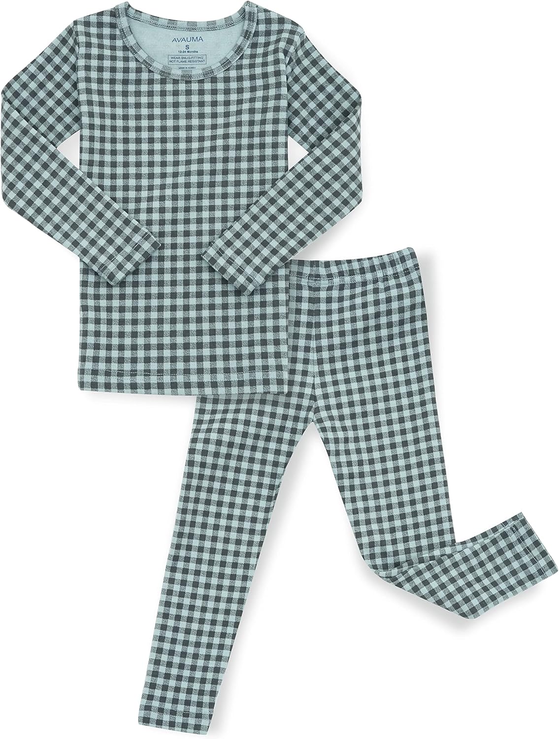 AVAUMA Baby Boys Girls Pajama Set 6M-7T Kids Cute Toddler Snug fit Pattern Design Pjs Cotton