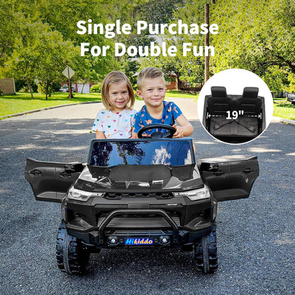 24V 10Ah Ride on Toy for Big Kids, 4WD 2 Seater Electric SUV Kids Car to Drive w/Remote Control