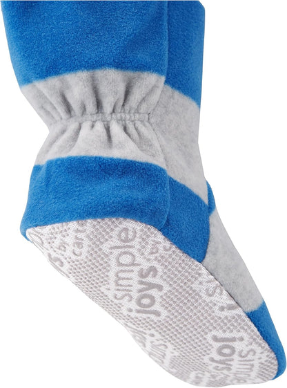 Simple Joys by Carter's Toddlers and Baby Boys' Loose-Fit Flame Resistant Fleece Footed Pajamas