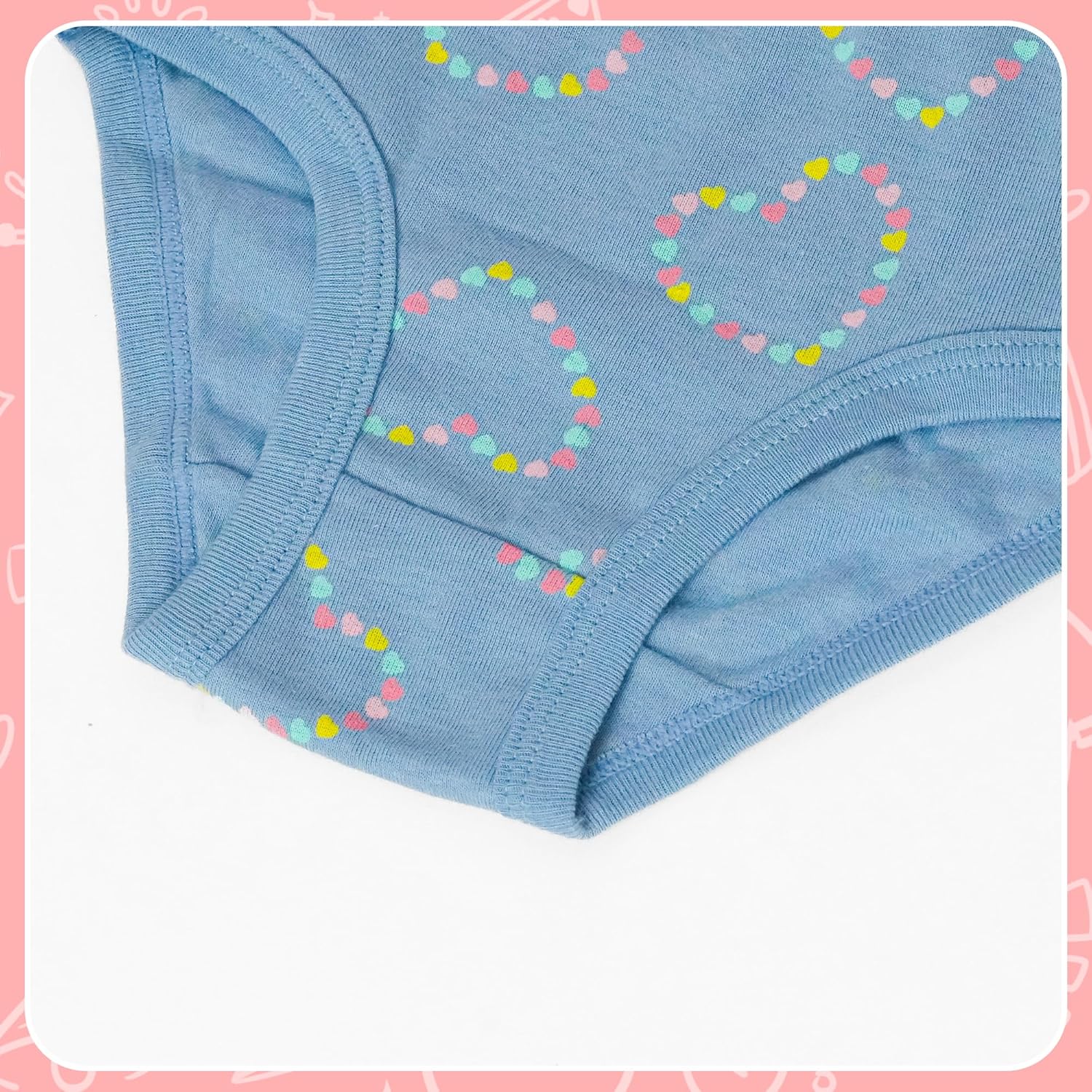Tphon Little Girls Underwear Toddler Underwear Girls Panties Big Kids Undies Soft 100% Cotton