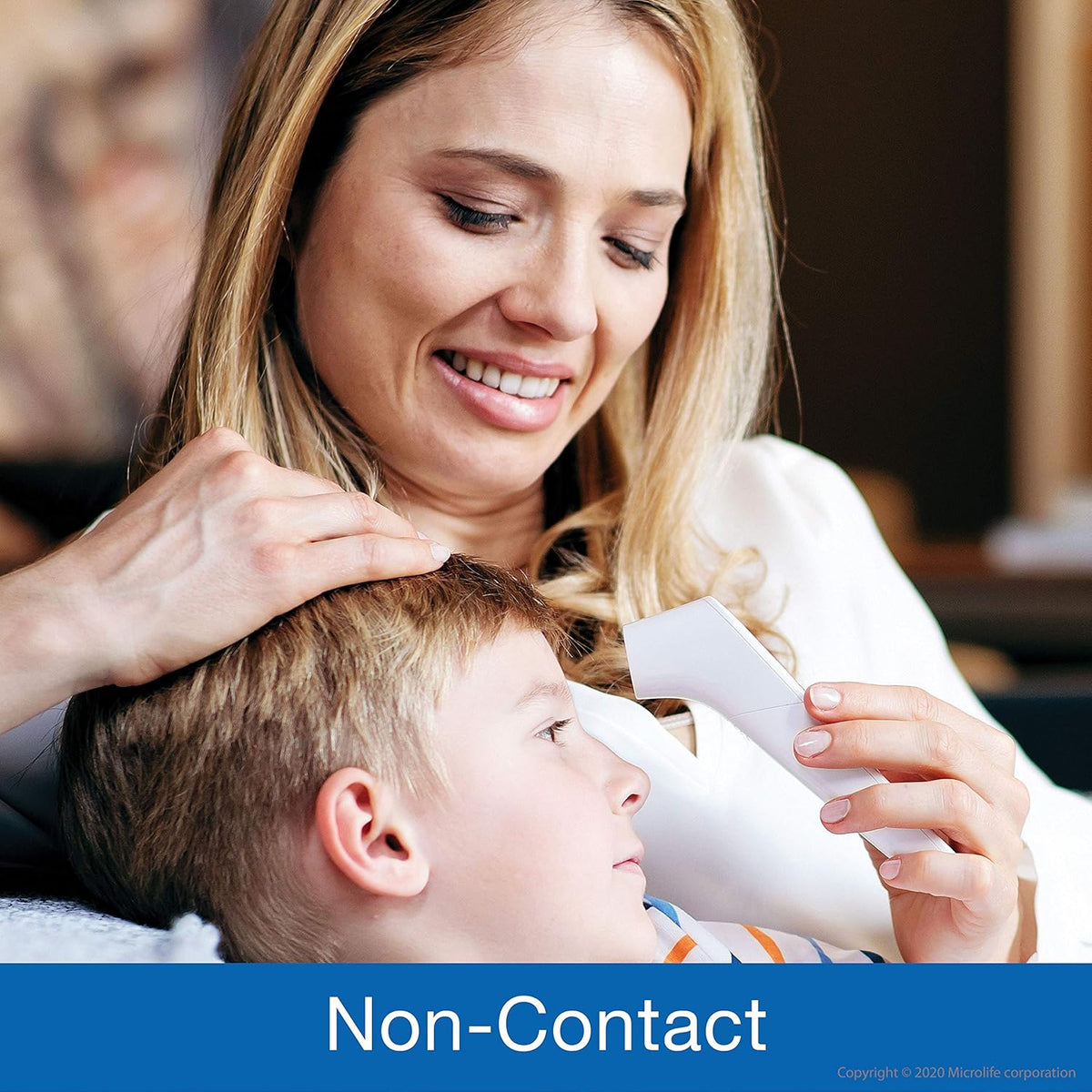 Microlife Non-Contact Forehead Thermometer, Digital Infrared No-Touch Thermometer (for Adults, Kids