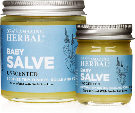 Baby Salve, Diaper Balm, Baby Ointment, Newborn Salve, Natural Baby Care with Calendula, Set of 1