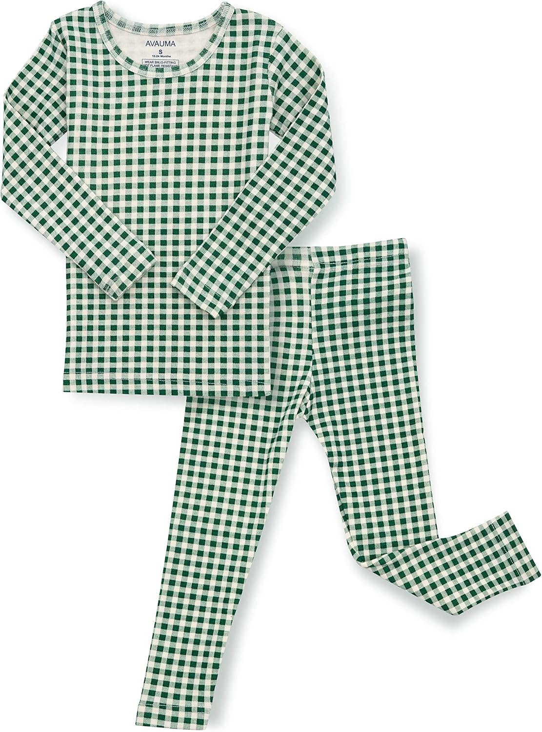 AVAUMA Baby Boys Girls Pajama Set 6M-7T Kids Cute Toddler Snug fit Pattern Design Pjs Cotton
