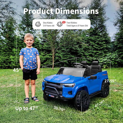 24V 10Ah Ride on Toy for Big Kids, 4x4 2 Seater Electric Kids SUV Car to Drive with Remote Control
