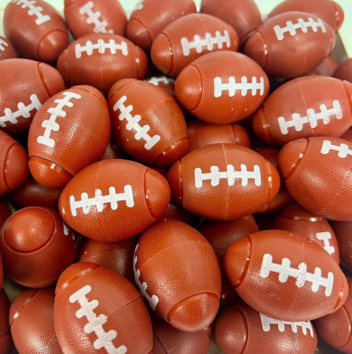 GIFTEXPRESS Football Fidget Spinners - 36 Piece Brown Color Kids 2" Party Favor Toys - Bulk Mini