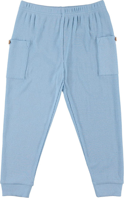 Cudlie 5-Pack Baby/Toddler Boys Jogger Pants - Lightweight Tapered Sweatpants - Lounge Jogger for