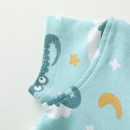 Owlivia Baby Boy Romper, Unisex Short-sleeve Summer Outfit, 100% Organic Cotton Girl One-Piece