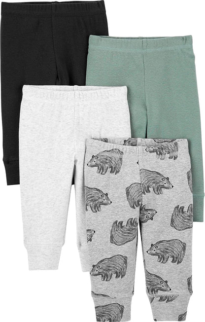 Simple Joys by Carter's Unisex Babies' Pant, Pack of 4