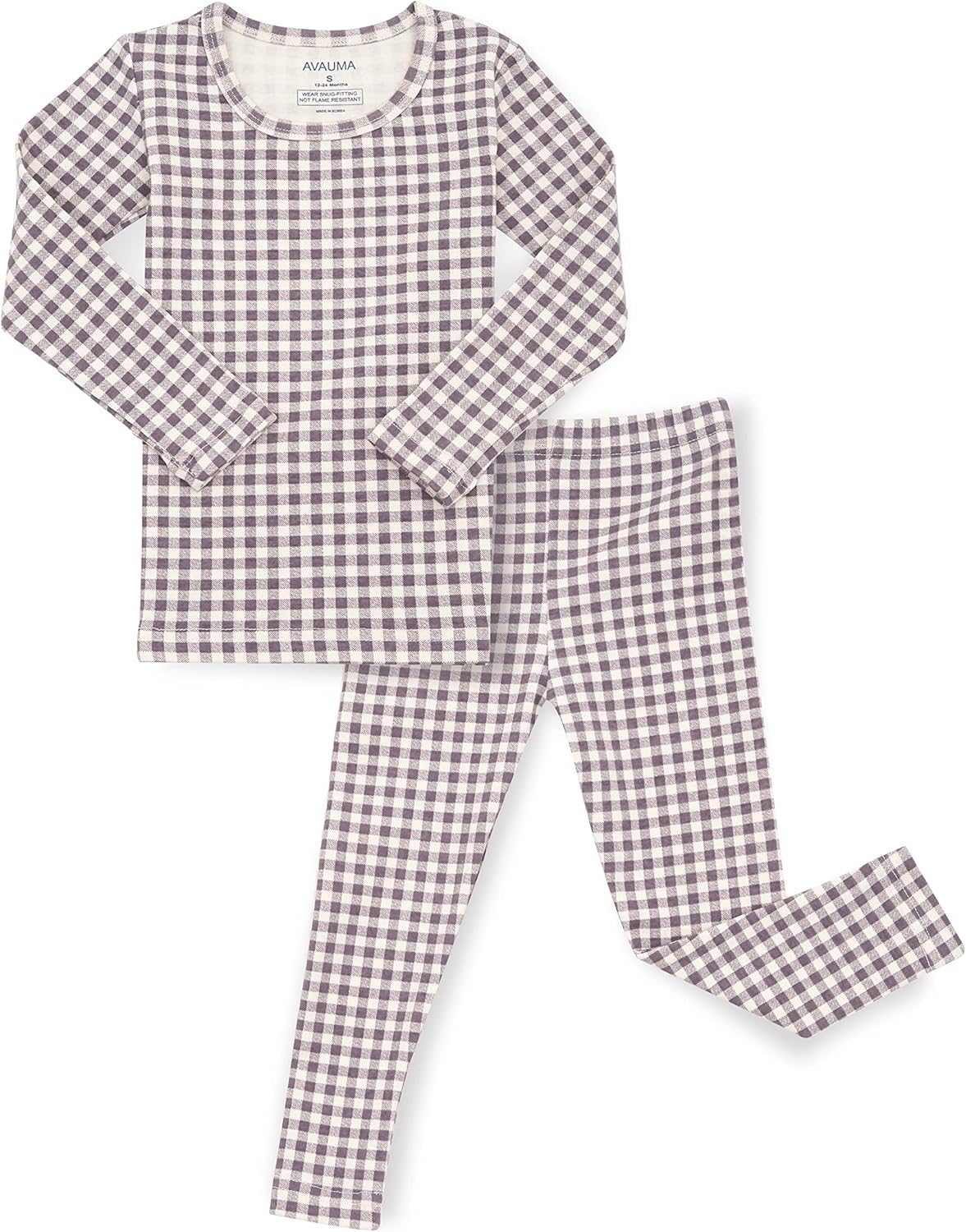 AVAUMA Baby Boys Girls Pajama Set 6M-7T Kids Cute Toddler Snug fit Pattern Design Pjs Cotton