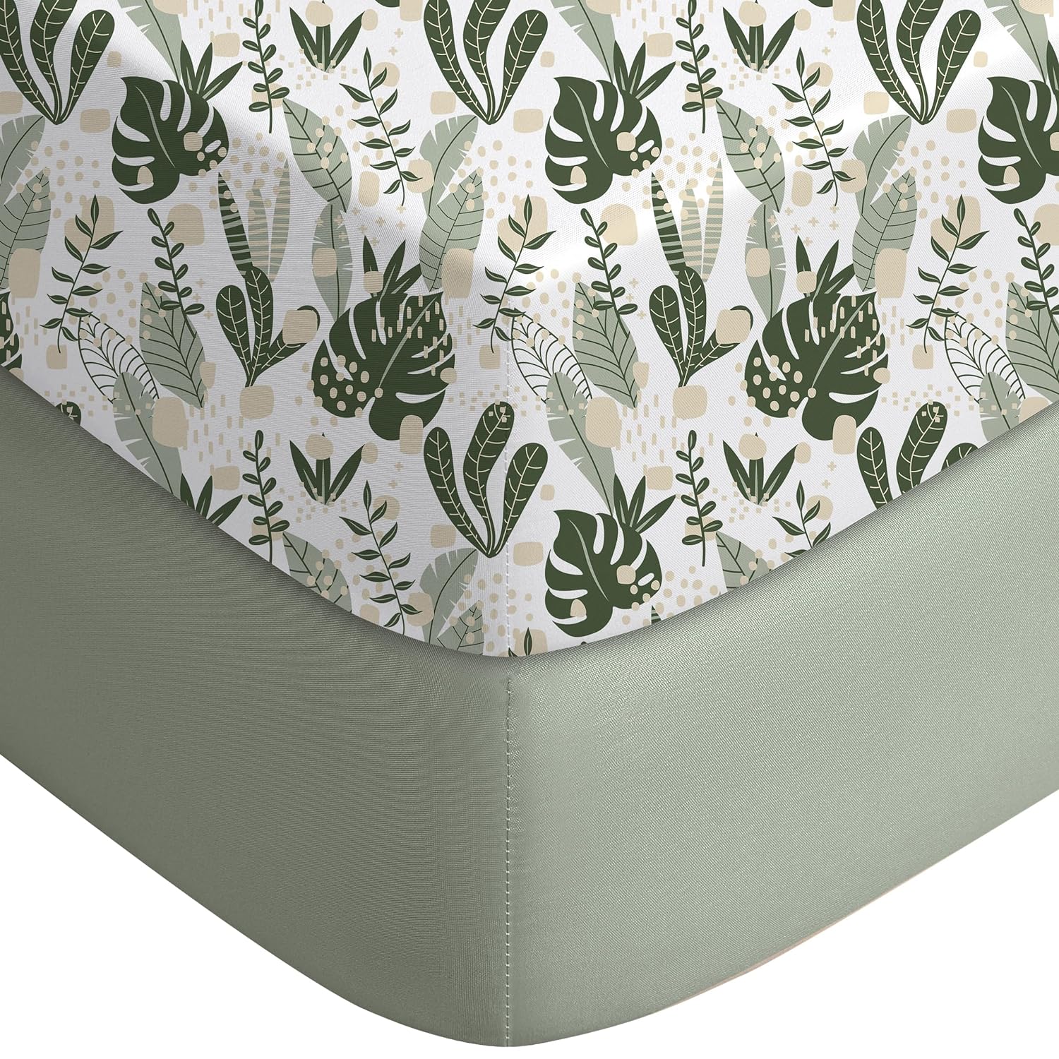 Yoofoss Baby Crib Sheets for Boys Girls, Fitted Crib Sheet 2 Pack for Standard Crib and Toddler