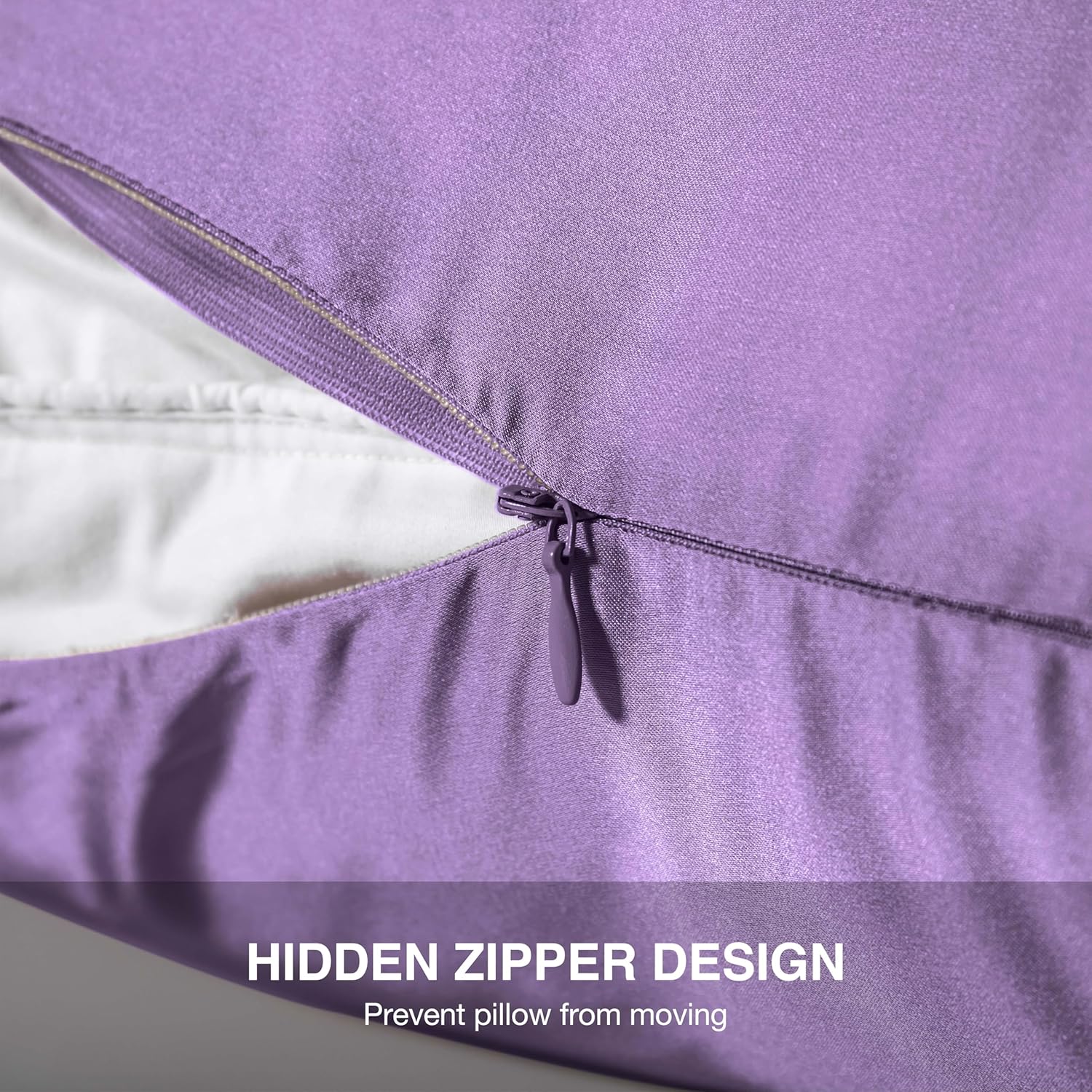 Mulberry Silk Pillowcase for Hair and Skin,Queen Size Cooling Silk Pillow Case with Hidden