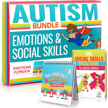 Kids Emotions & Social Life Skills Autistic Children Set ASD Child Boys Girl Teen Learning