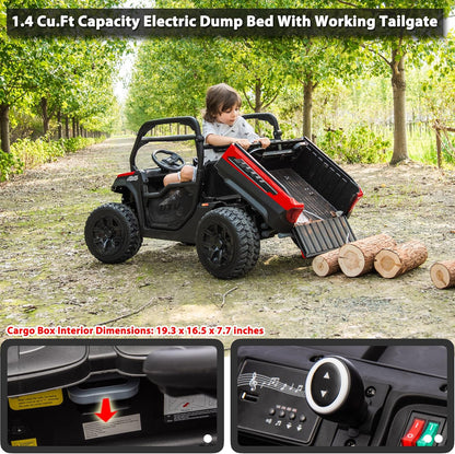 sopbost 24V 10Ah Ride On Toys for Big Kids to Drive 2 Seater Ride On Car with Remote Control