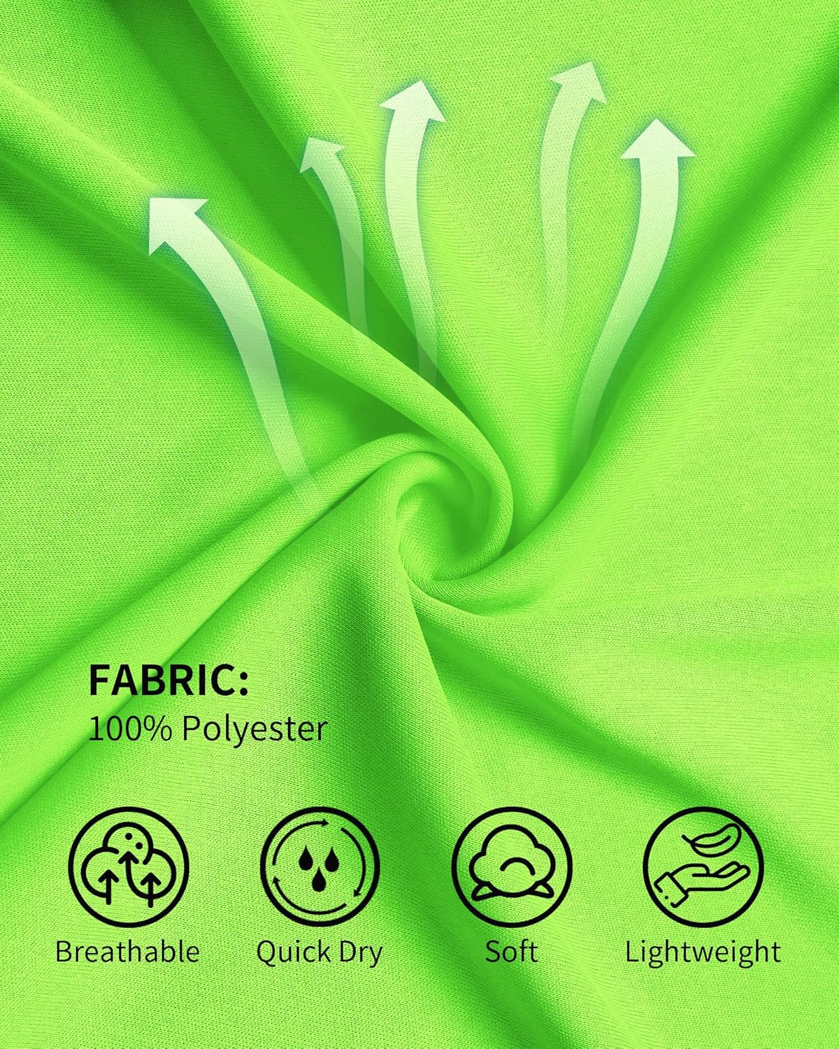 QBK 2T to Youth Neon Shirt Kids UPF 50+ Dry Fit Athletic Short Sleeve Rash Guard T Shirts for Boys