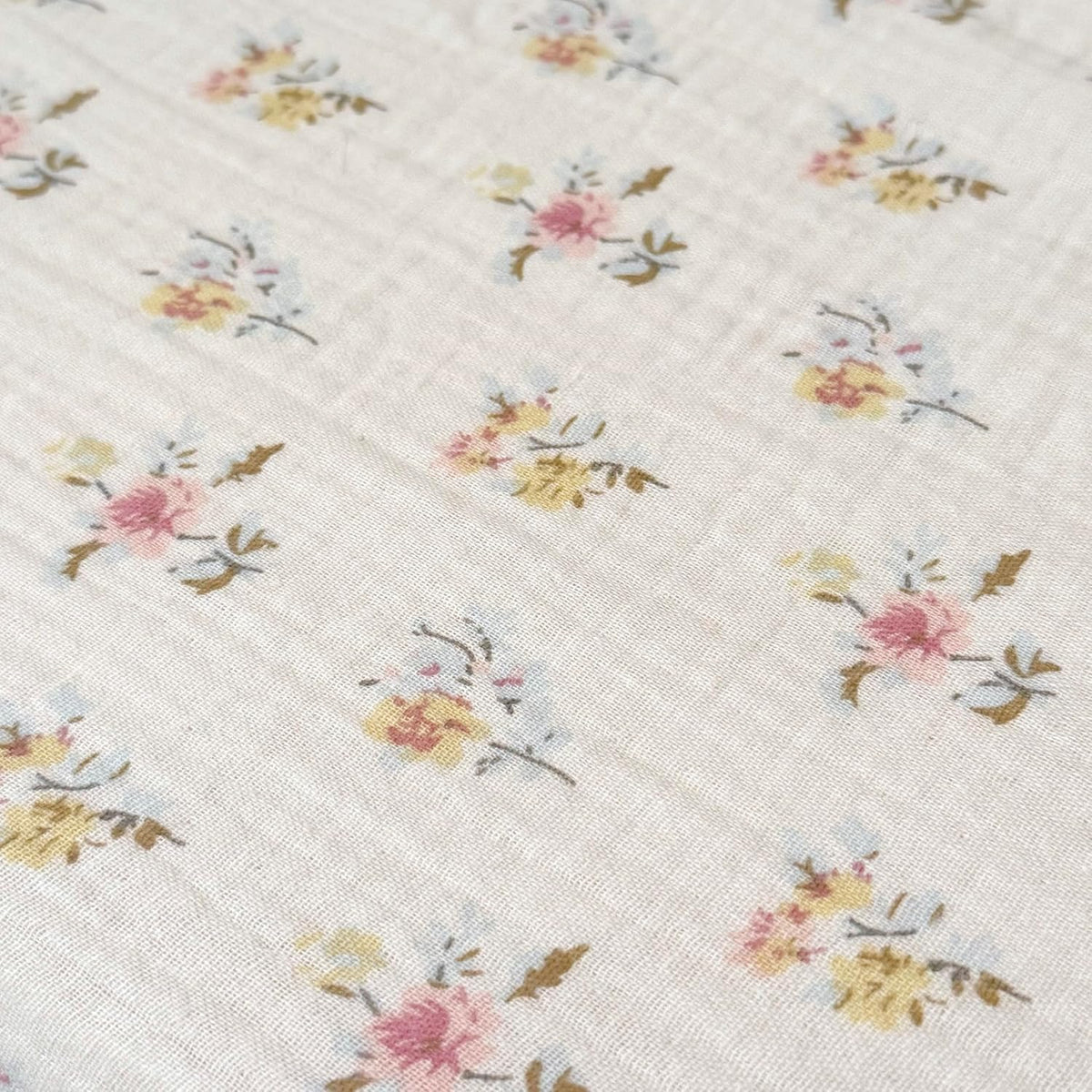 BuLuTu Cotton Muslin Kids Toddler Pillowcase with Cute Azalea Flowers Pattern Super Soft Crib