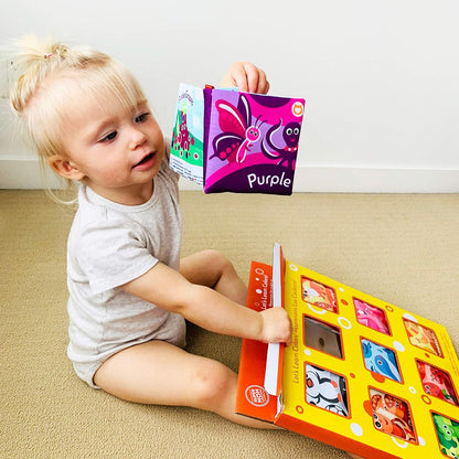 Cloth Books for Babies (Set of 9) - Color Recognition Series. Soft Books for Babies. Touch and Feel