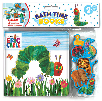 The World of Eric Carle Bath Time Books - Activity Books for kids, Bath book, 6 Padded suction