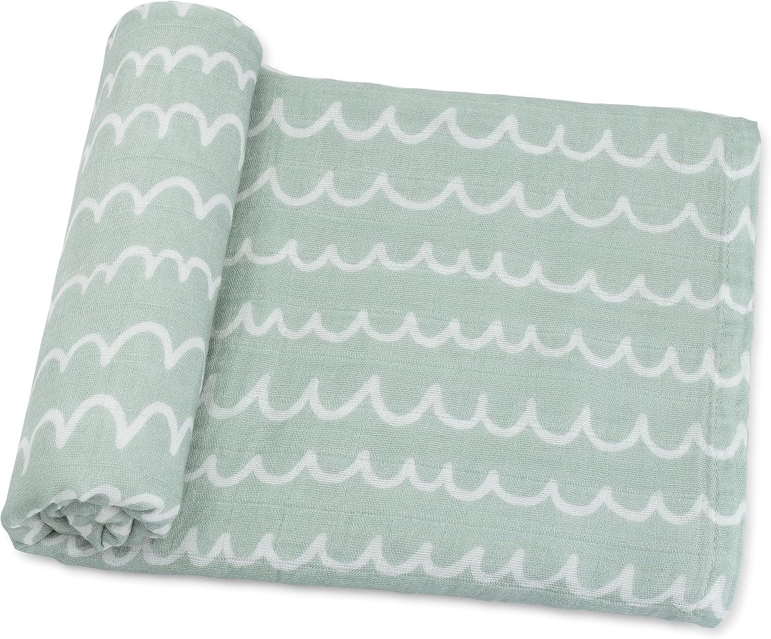 Comfy Cubs Muslin Swaddle Blankets Pack of 1 - 47 x 47 Inch Soft Cotton Baby Blanket Set, Large