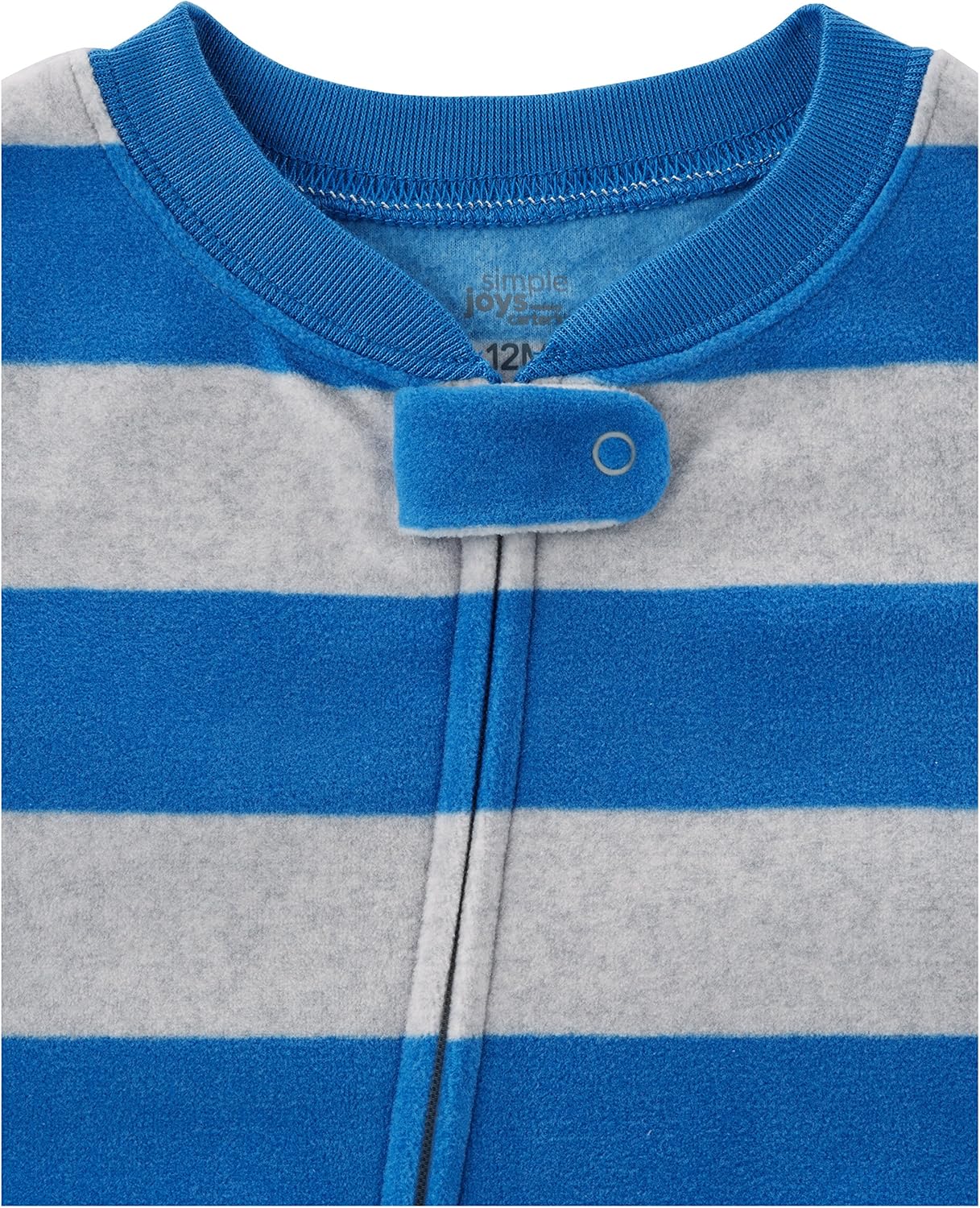 Simple Joys by Carter's Toddlers and Baby Boys' Loose-Fit Flame Resistant Fleece Footed Pajamas