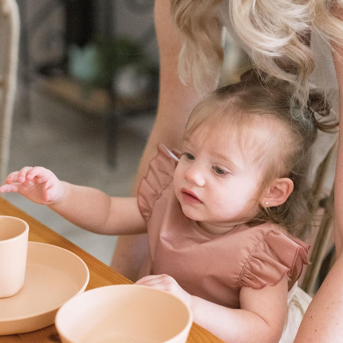 Tiny Twinkle Mess Proof Baby Bib - Waterproof & Lightweight Baby-Led Weaning Apron | 100% Recycled