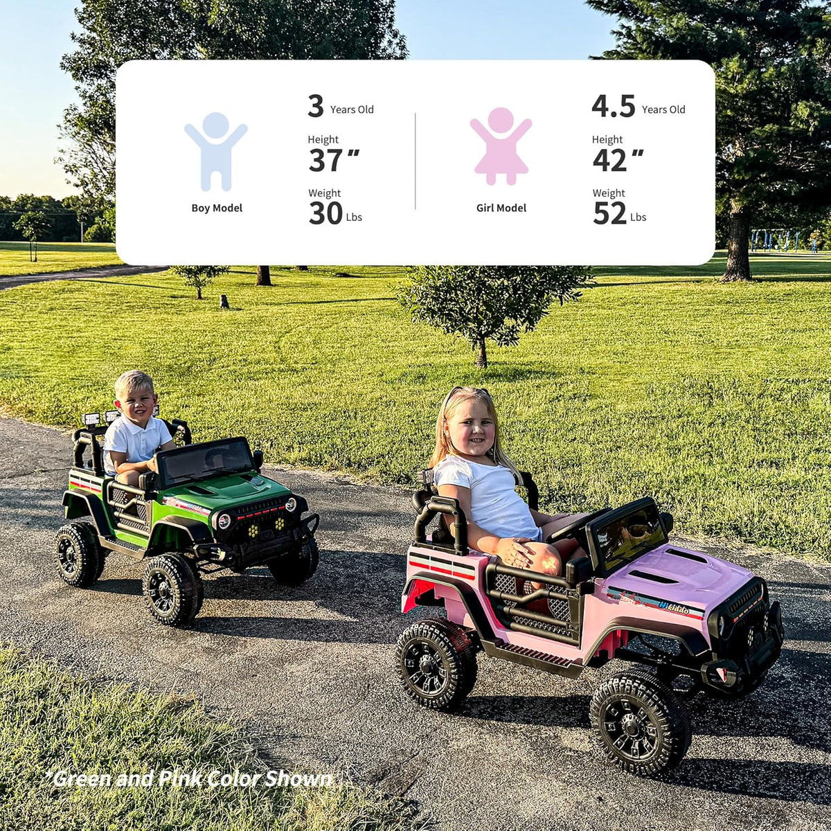12V Kids Ride on Car Truck, Kids Electric Vehicles Car Ride on Toy for Toddlers 3-5 with Remote
